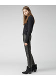 Mood Cropped Leather Pant