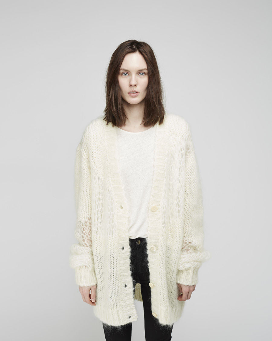 Ono Oversized Mohair Cardigan – La Garçonne