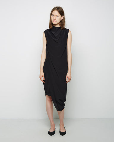 Pauli Crepe Drape Dress