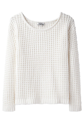 Sapata Solid Waffle Pullover