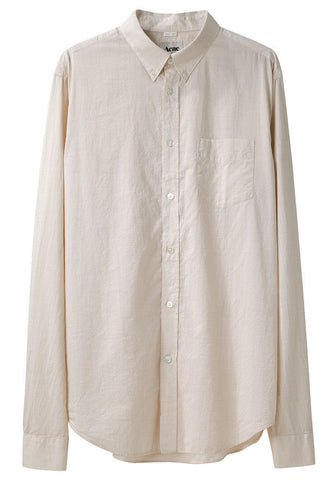Straight Melange Shirt