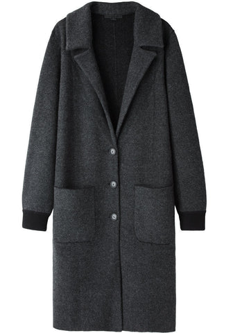 Boiled Wool Coat