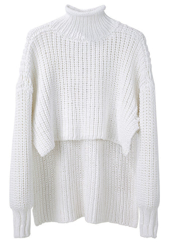 Chunky Cropped Pullover