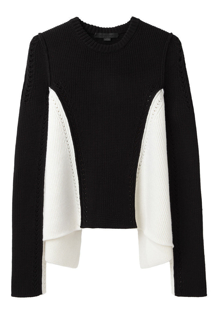 Color Block Long Sleeve Pullover