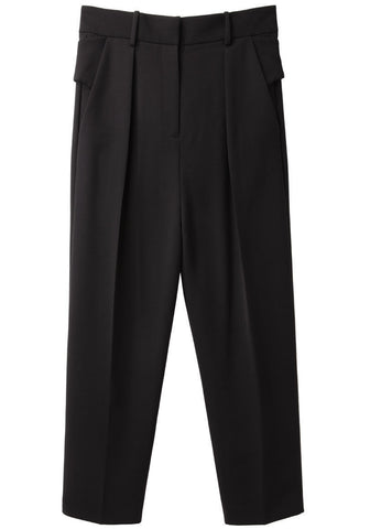 Cropped Snap-Belt Pant