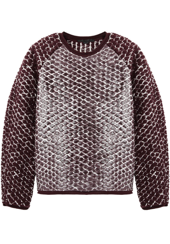 Lacquered Hand Knit Pullover