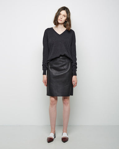 Leather Pencil Skirt