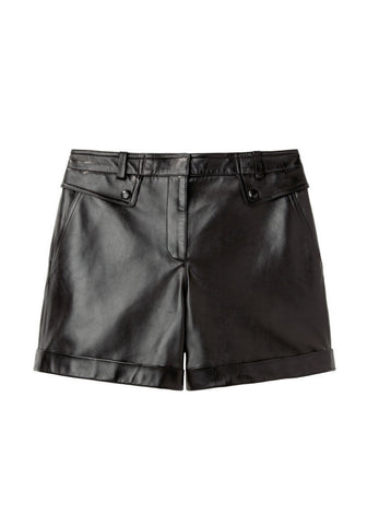 Leather Trouser Shorts