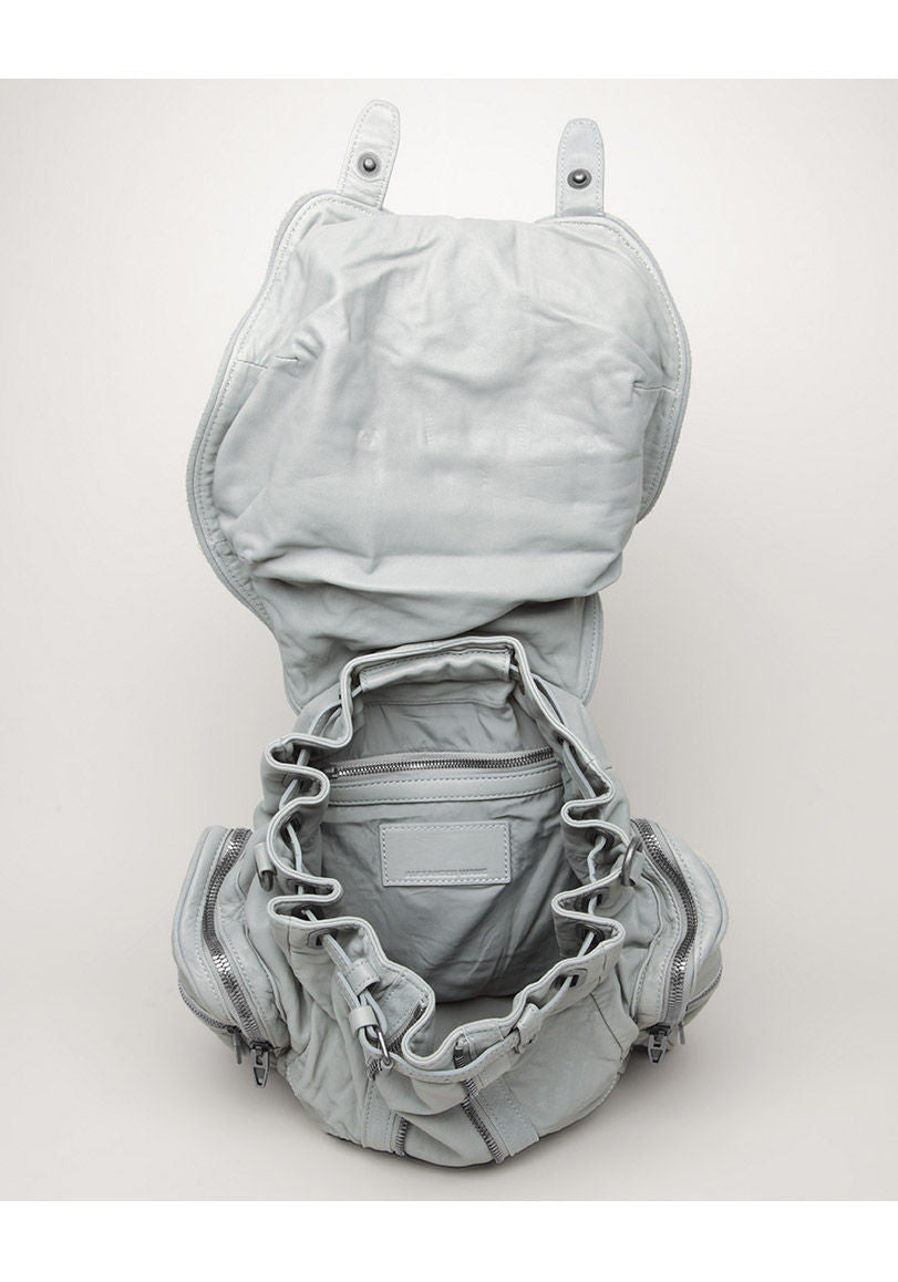 alexander wang mini backpack silver Lambskin Medium Attica White 1837879 FASHIONPHILE Alexander Wang Silver Medium Reflective
