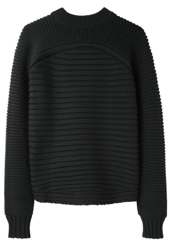 Mixed Rib Pullover