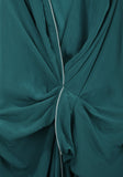 Sarong Dress w/ Zip Detail