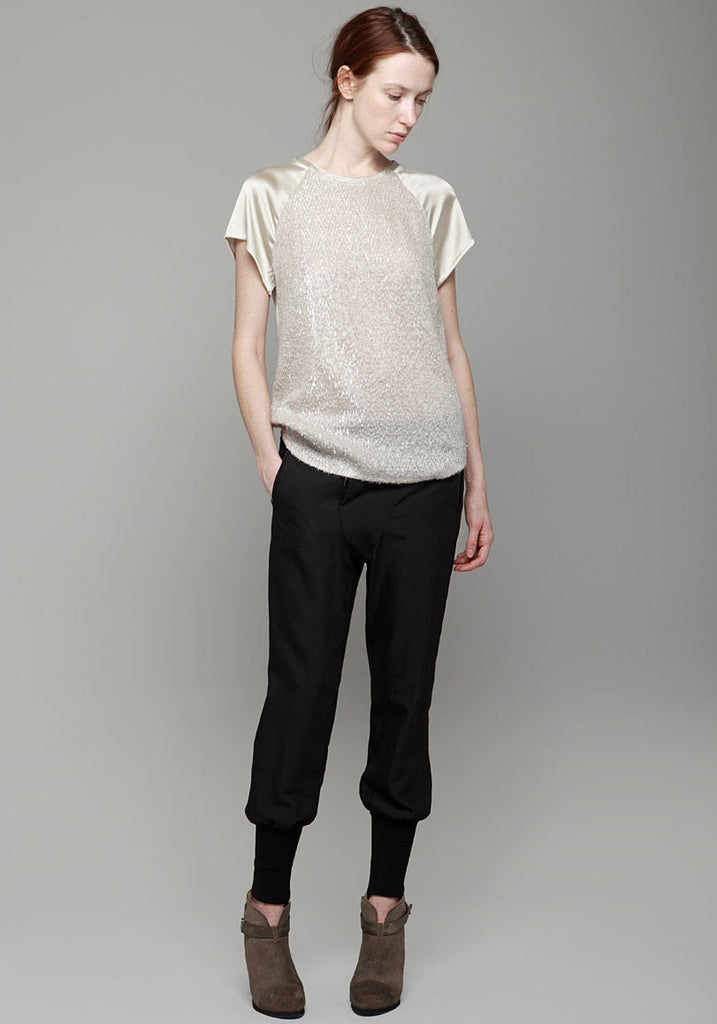 Twill Slouch Pant