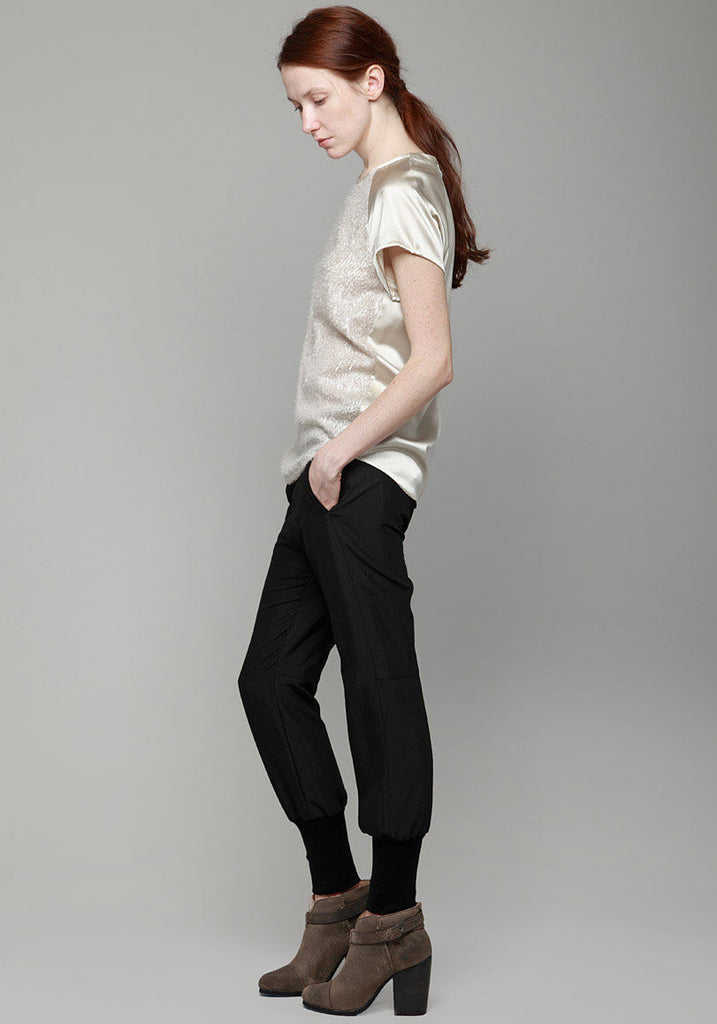 Twill Slouch Pant