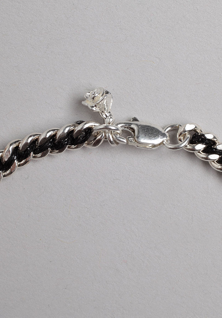 Silk & Sterling Silver Bracelet