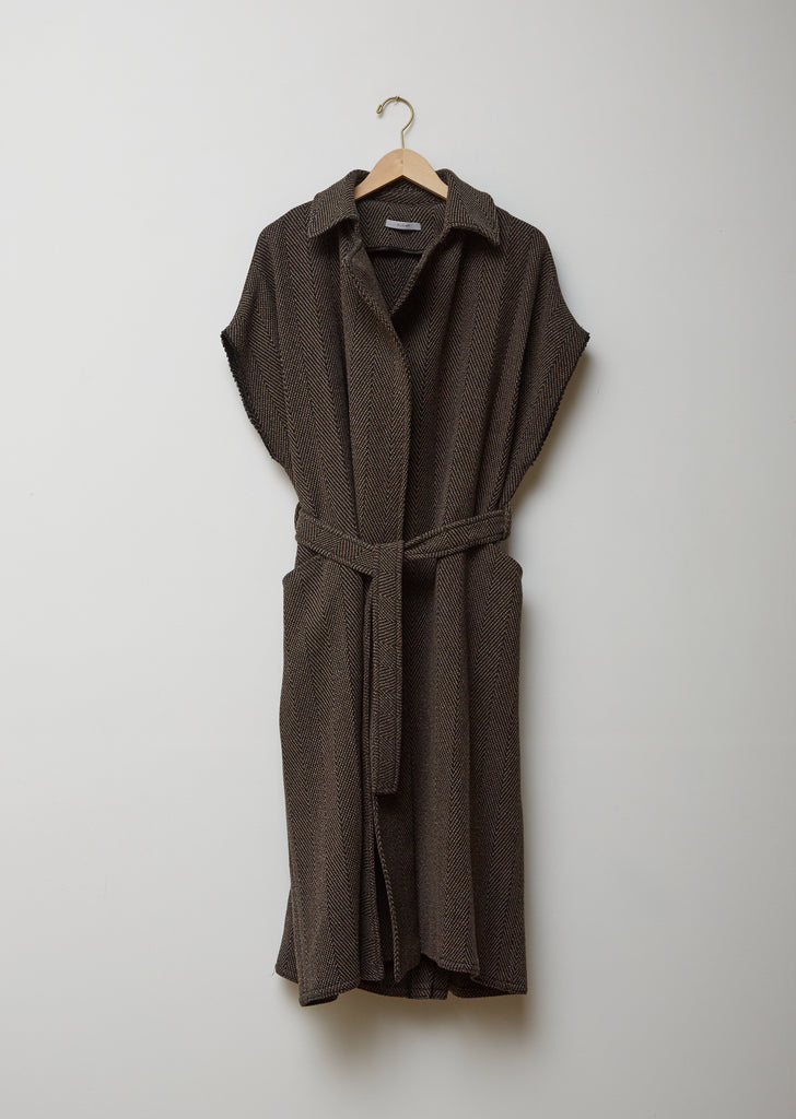 Cashmere Blend Sleeveless Trench