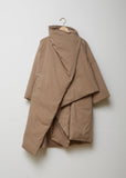 Water Repellent Mantle Duvet Wrap Coat