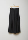 Wool High Waist Skirt Pants