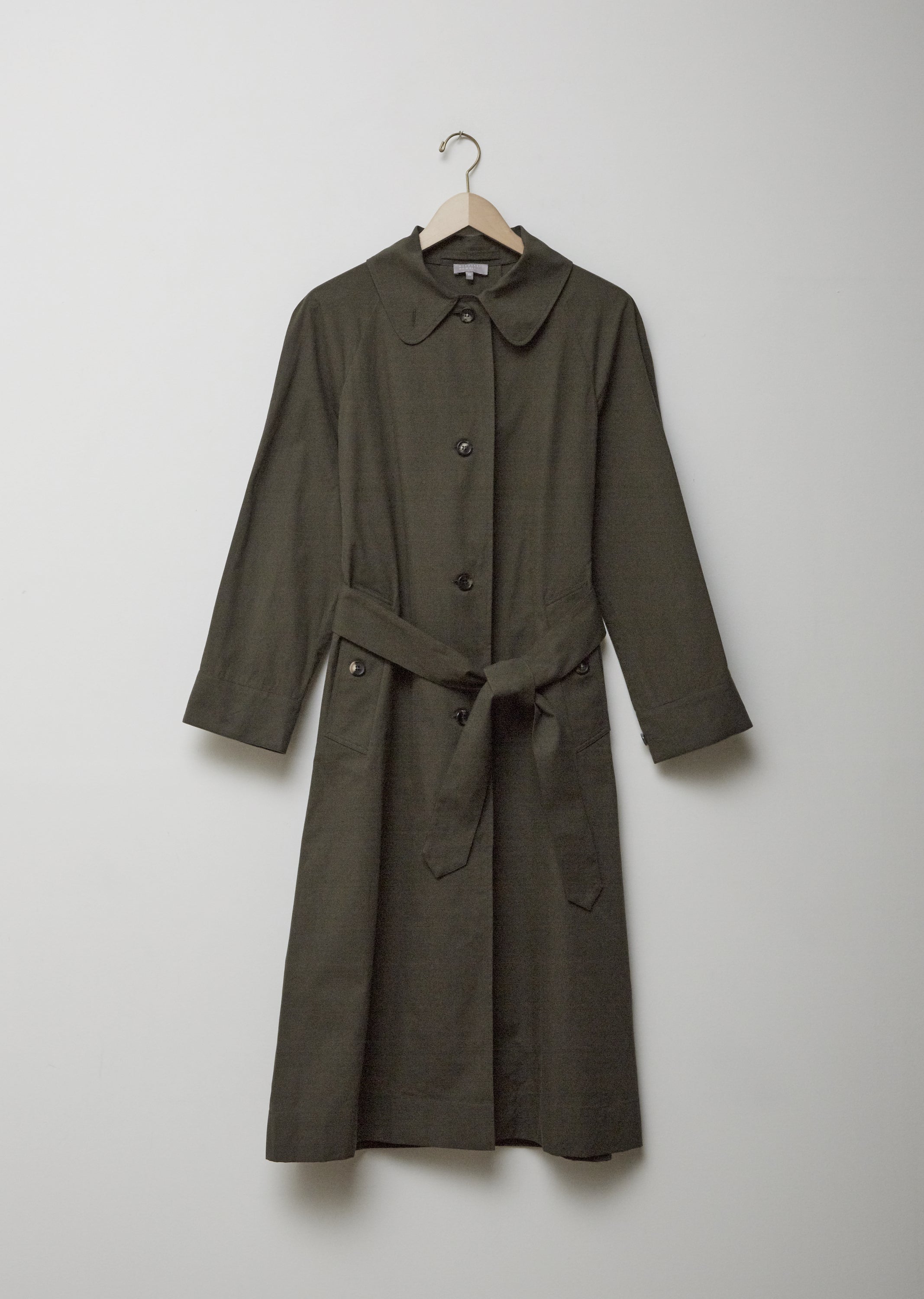 Cotton Twill Trench Coat Dress – La Garçonne