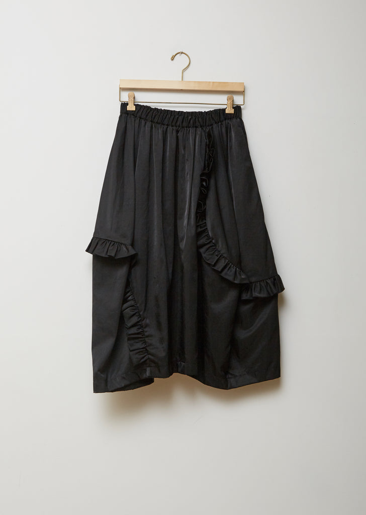 Nylon Twill Thin Skirt