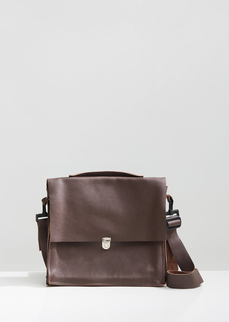 Pebble Leather Briefcase