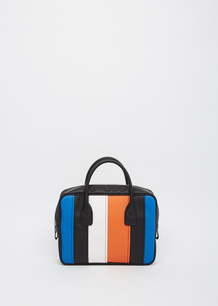 Colorblocked Top-Handle Bag