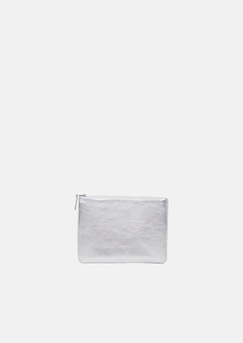 Silver Zip Pouch