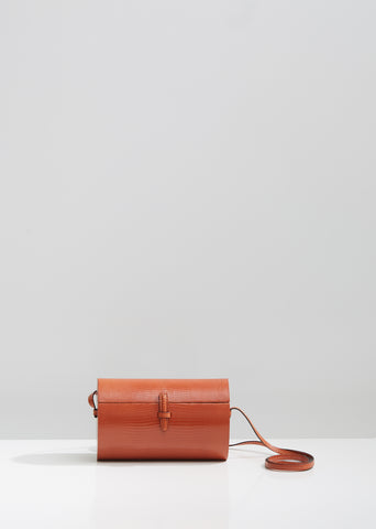 Lizard Oval Trunk Bag