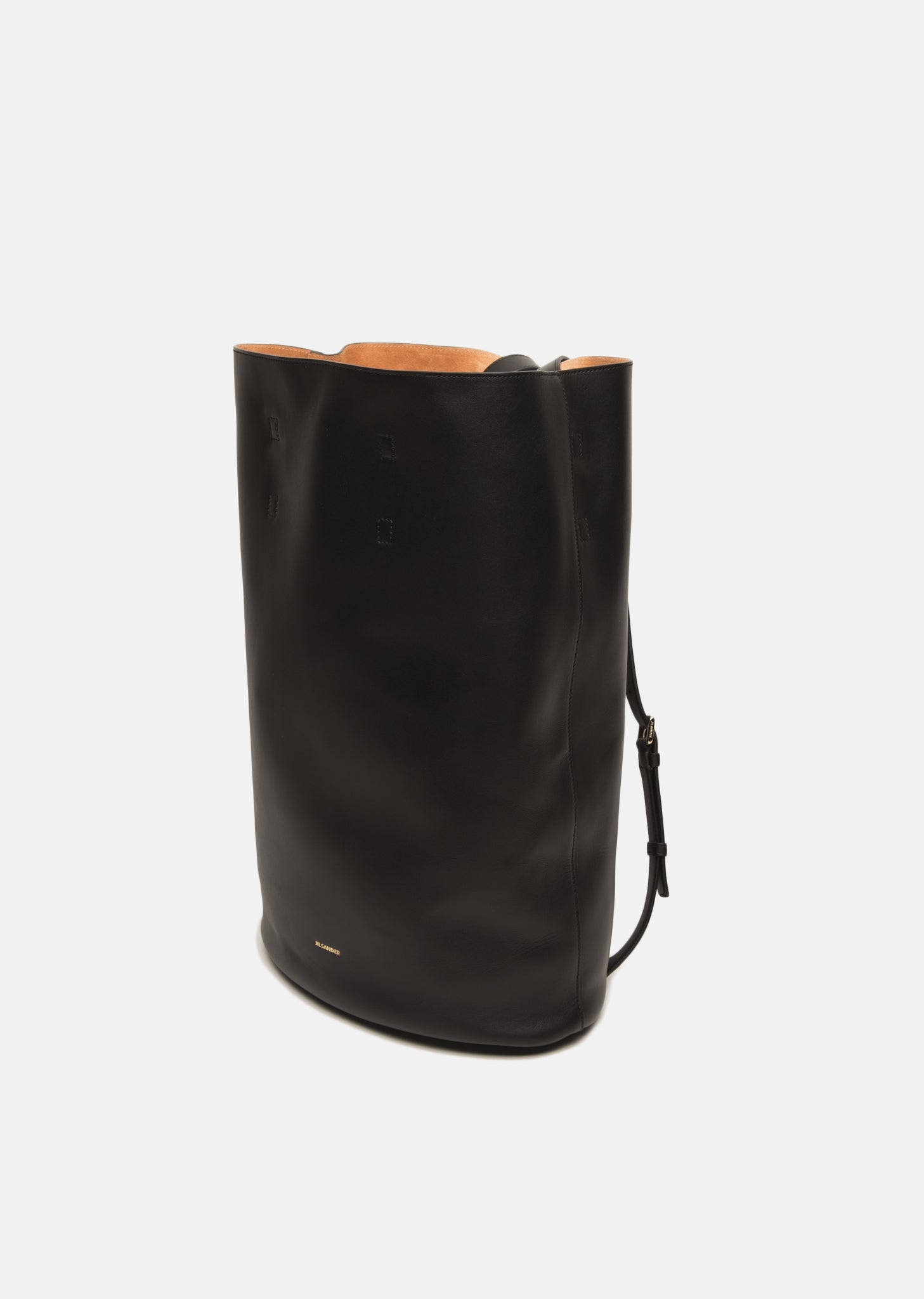 desmo bucket style leather backpack Blossom Backpack Bag by Jil Sander- La Garçonne