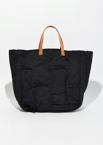 Cotton Canvas Patchwork Tote