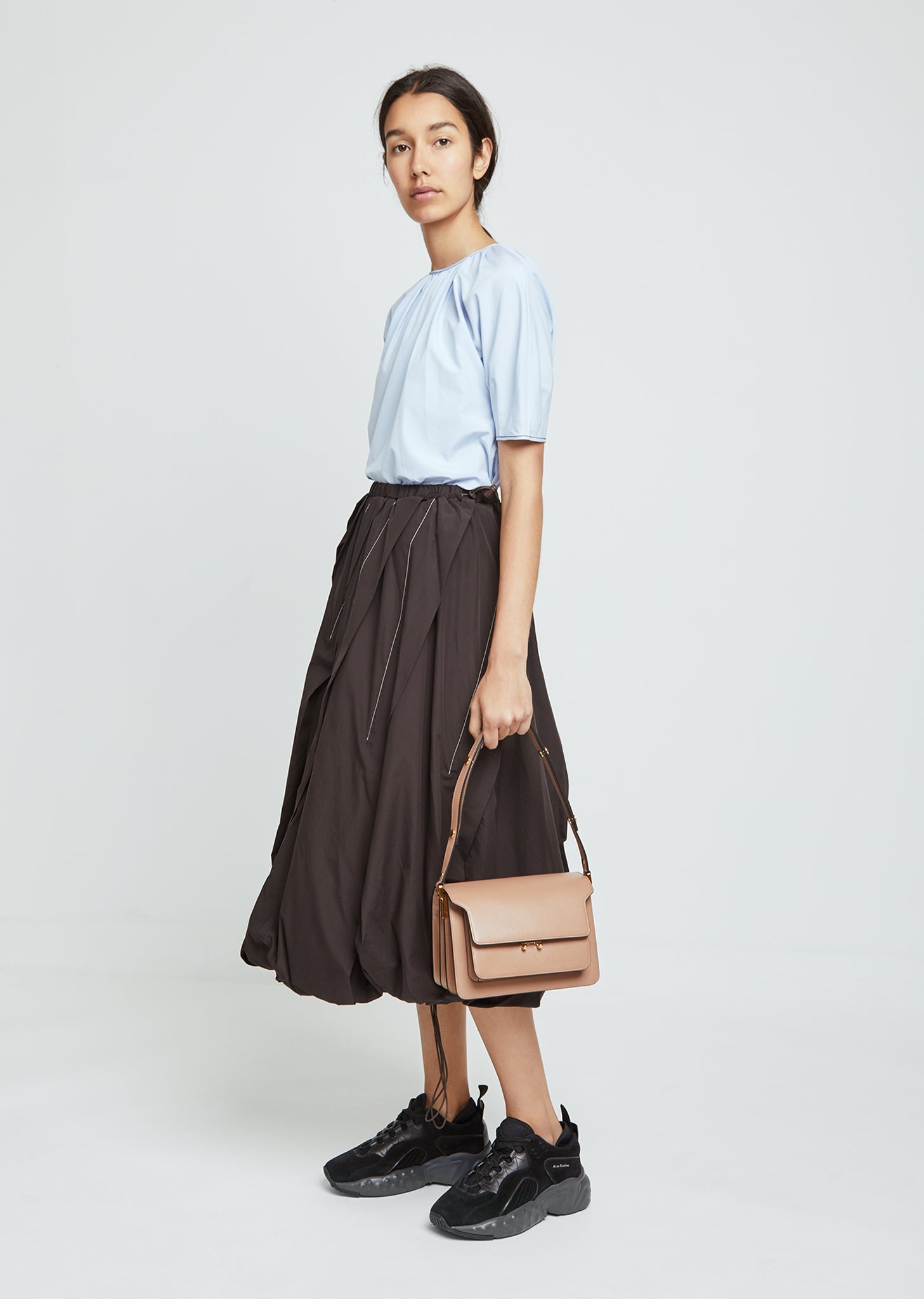 Marni Trunk Soft Medium Bag in Blush – Hampden Clothing