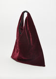 Velvet Triangle Tote Bag