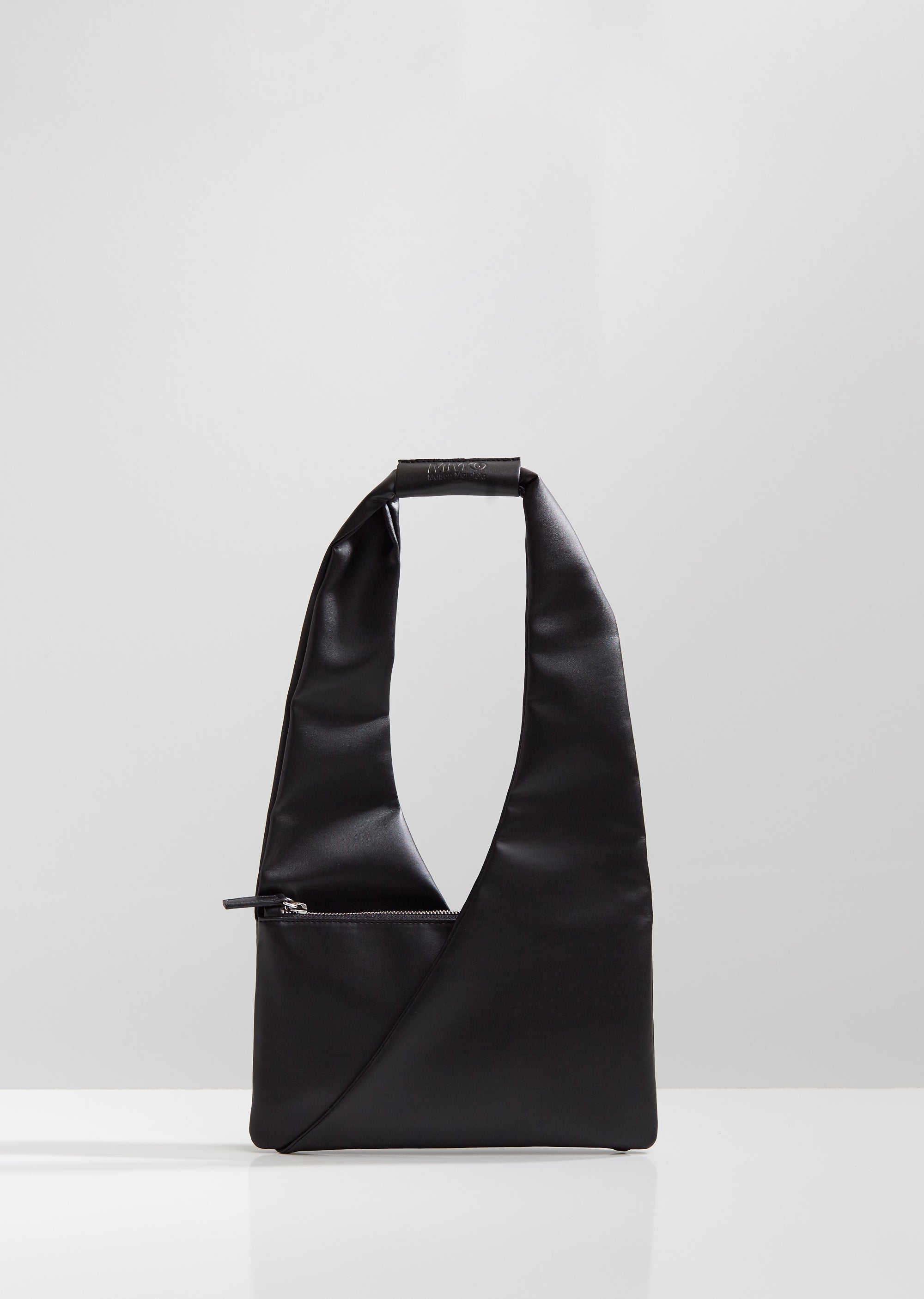 New Mini Leather Triangle Bag by MM6 Maison Margiela- La Garçonne