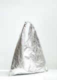 Foiled Silver Triangle Bag