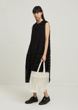 Pleated PVC Large Tote