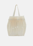 Pleated PVC Large Tote