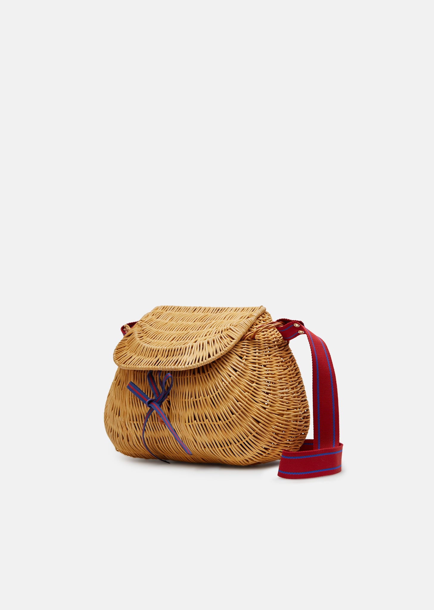 Braided Rattan Bag by Sofie D'Hoore- La Garçonne