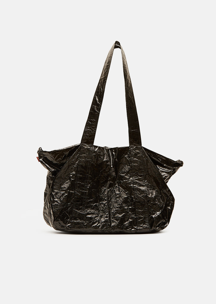 Lyla East West Lacquered Tote Bag