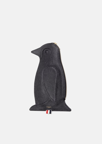 Penguin Pebbled Leather Clutch