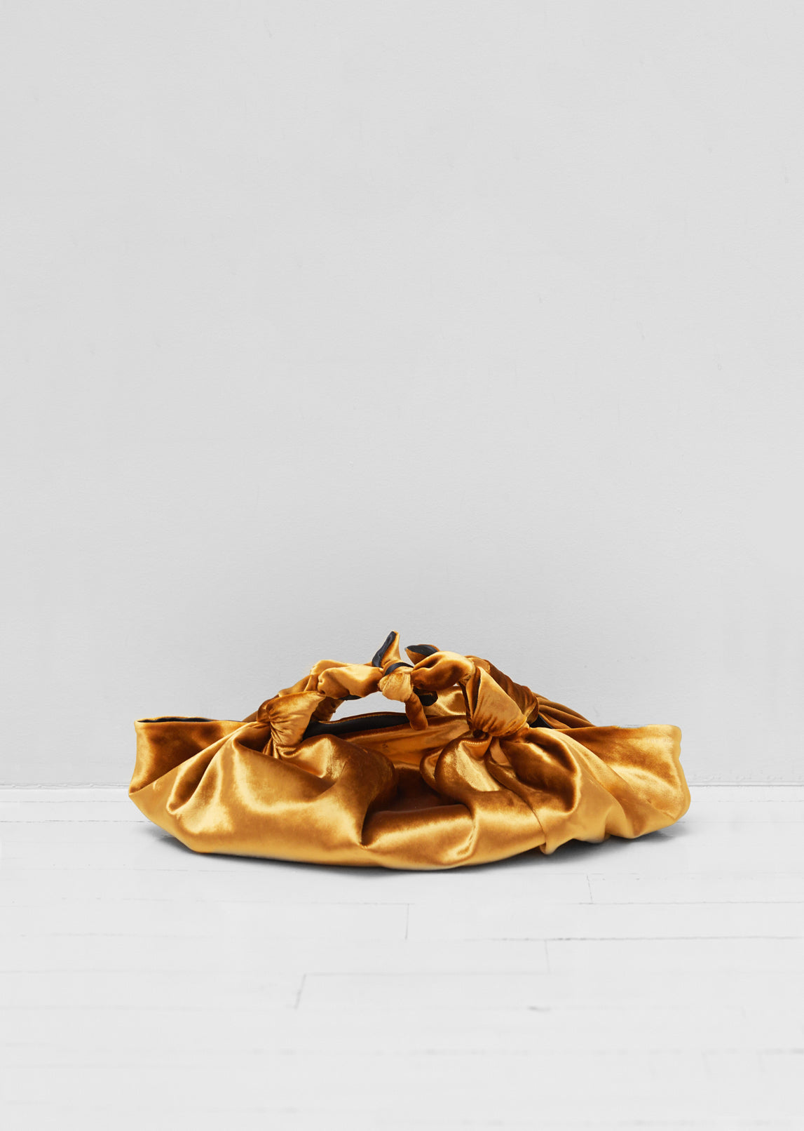 Small Velvet Ascot Bag by The Row- La Garçonne