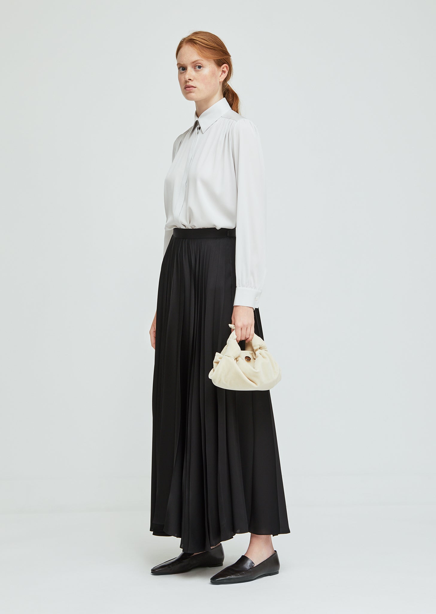 LEMAIRE Off-White Ascot Blouse