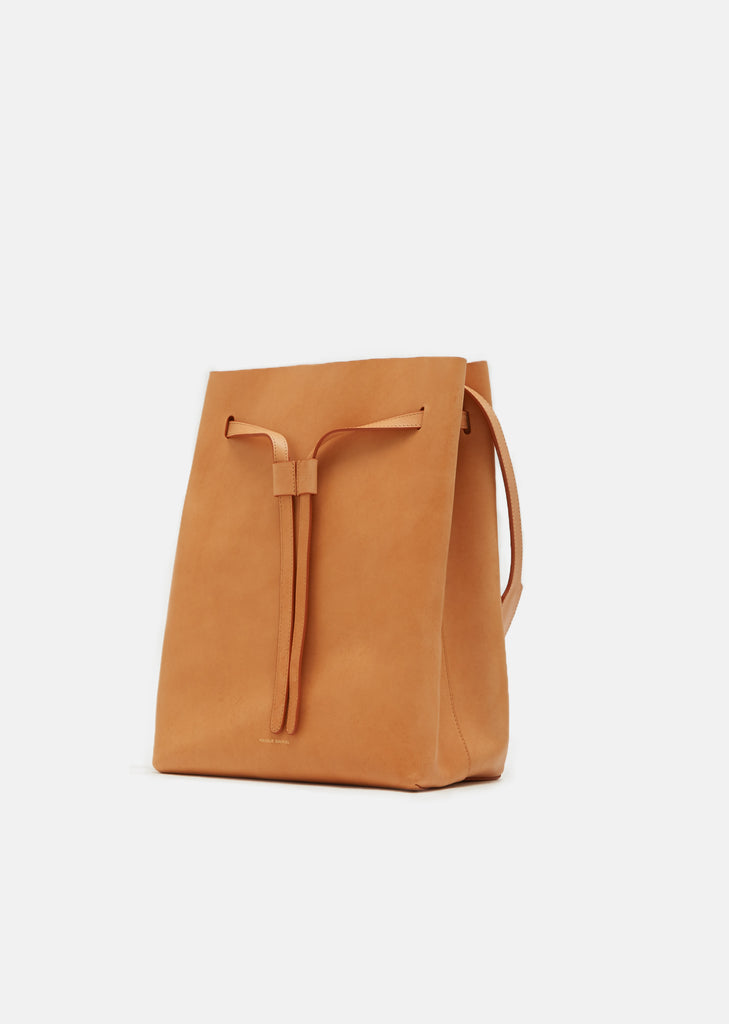 Vegetable Tanned Drawstring Hobo Bag
