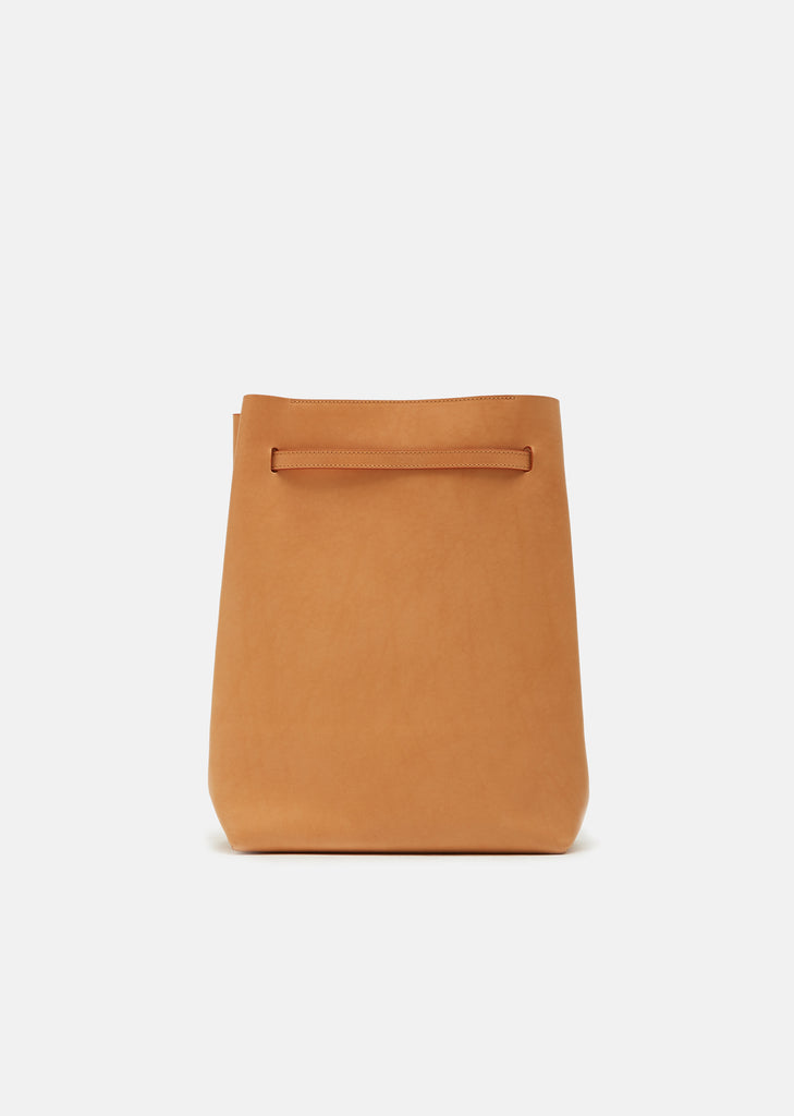Vegetable Tanned Drawstring Hobo Bag