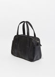 Combi Leather Boston Bag