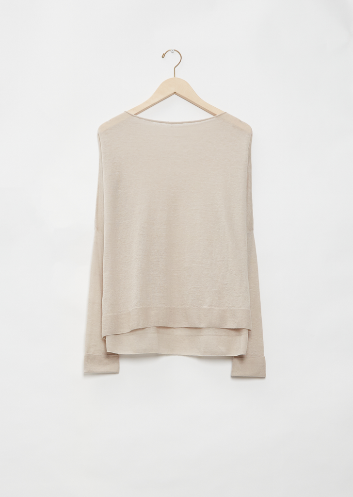Boatneck Sweater — Oyster