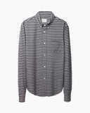 Horizontal Stripe Button Down Shirt