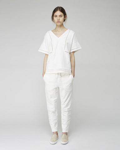 Lattice Stitch Terry Pant