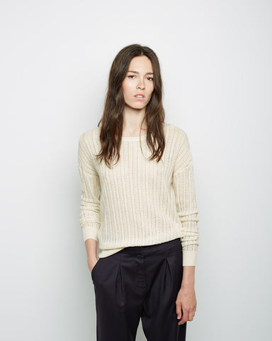 Pointelle Pullover