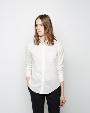 Polka Dot Pocket Easy Shirt