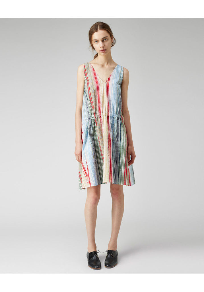 Seersucker Stripe Dress  - CXL