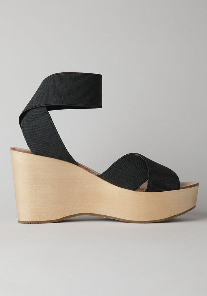 Elastic Platform Sandal